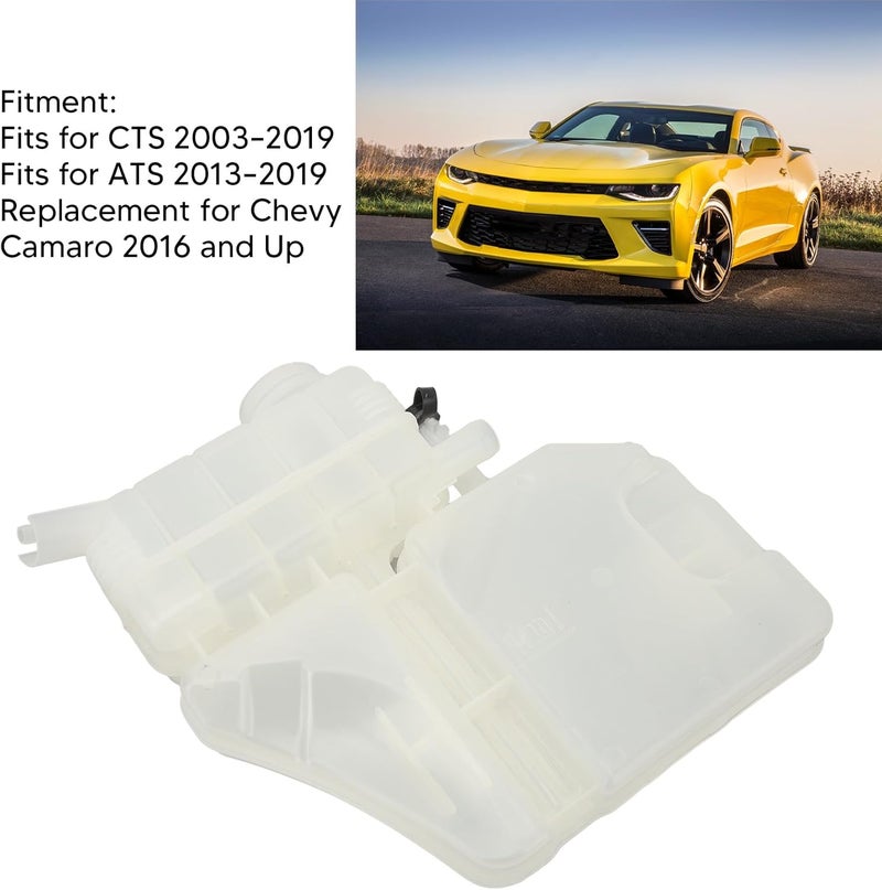 Yoidesu Engine Coolant Expansion Tank, PP Material, Fits 2016 and Up, CTS 2003-2019, ATS 2013-2019, High Performance, Keeps Engine Within Optimal Temperature Range - Image 3